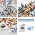 thumbnail image 2 of Fsddascl Orange Fall Pumpkins Blackout Curtains for Bedroom/Living Room, Thermal Insulated Kitchen Curtains, Eucalyptus Leaves Country Farmhouse Grommet Darkening Window Treatment Drapes 52"x84"x2, 2 of 6