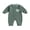 Green, variant on Bagilaanoe Newborn Baby Girl Boy Jumpsuits Contrast Color Long Sleeve Bodysuits 3M 6M 12M 18M Infant Casual One Piece Romper