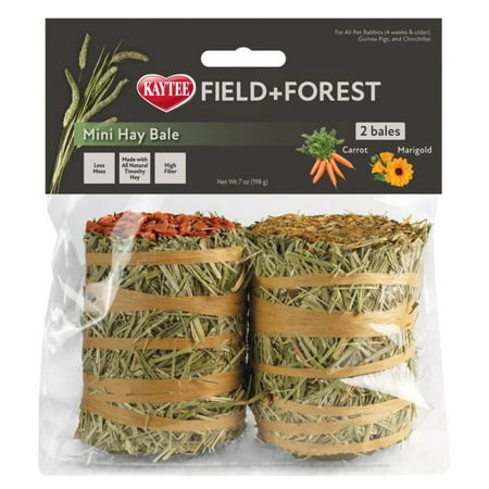 UPC: 0071859005935 | Kaytee Field+Forest Mini Hay Bales Carrot Marigold