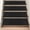 3pcs Black, variant on Non-Slip Stair Treads Set -3pcs Peel & Stick Wood Step Pads with Safety Carpet & Edge Protectors for Indoor Stairs, Wooden & Tile Steps, Pet-Friendly (23.6"x8.7"x1.8"/60x22x4.5cm)