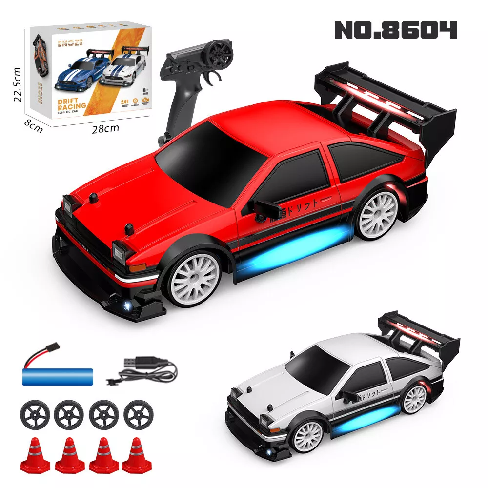 AIGIA 30KM/H RC Drift Car 1/24 2.4GHz 4WD Remote Control Sport Racing On-Road Vehicle