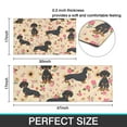 thumbnail image 7 of Dachshund and Flower Kitchen Rugs Sets Of 2,Anti Fatigue Kitchen Mat Rugs Non Slip Washable,Decorative Kitchen Floor Mats for Kitchen,Sink,Laundry,17"x30"+17"x47", 7 of 7