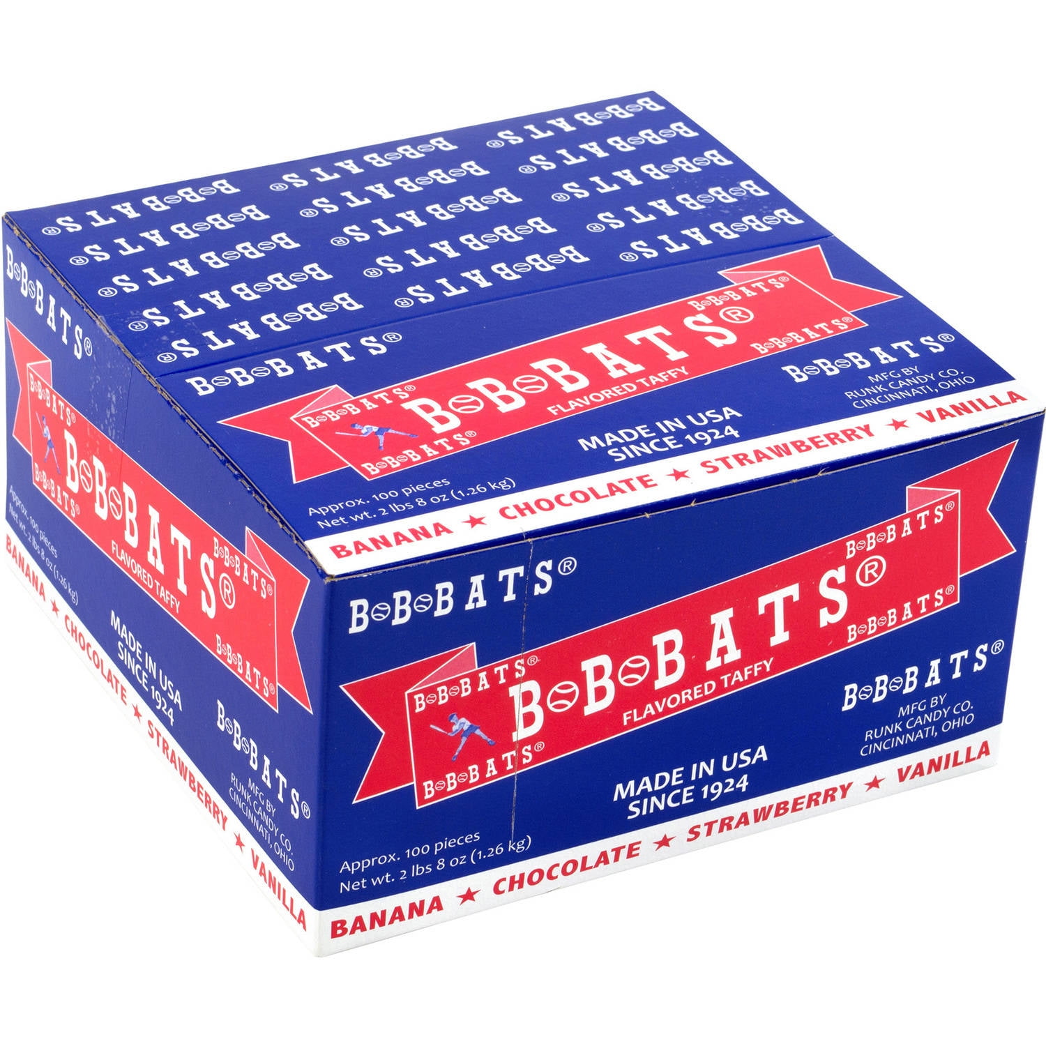 BB Bats Flavored Taffy, 40 oz by