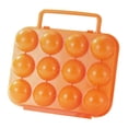 thumbnail image 2 of GROWTH TANK Camping Egg Holder Compact 12 Grid Egg Storage Box for Picnic Backpacking RV Orange, 2 of 9