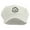 White, variant on Mario Mushroom Paint Embroidered Cotton Elastic Newsboy Cap - Yellow OSFM
