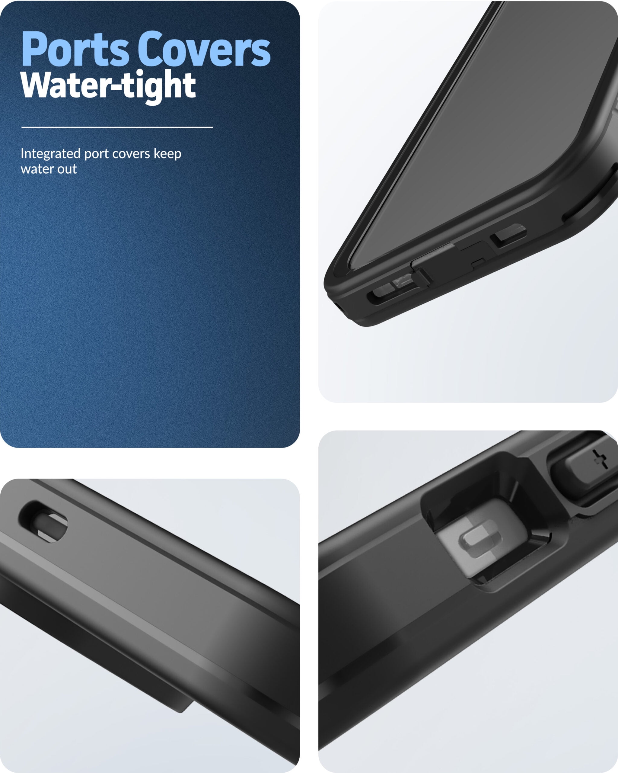 Encased Titan-X Designed for iPhone 14 Pro Max Waterproof Case Compatible with MagSafe and Belt Clip Holster (MIL-Spec Extreme Protection)