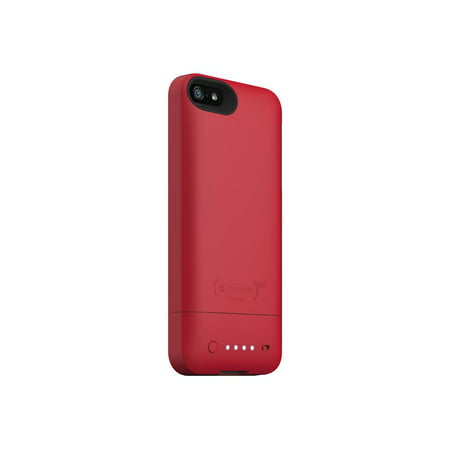 Mophie Juice Pack Helium - External battery pack 1500 mAh - on cable: Micro-USB - red - for Apple iPhone 5,