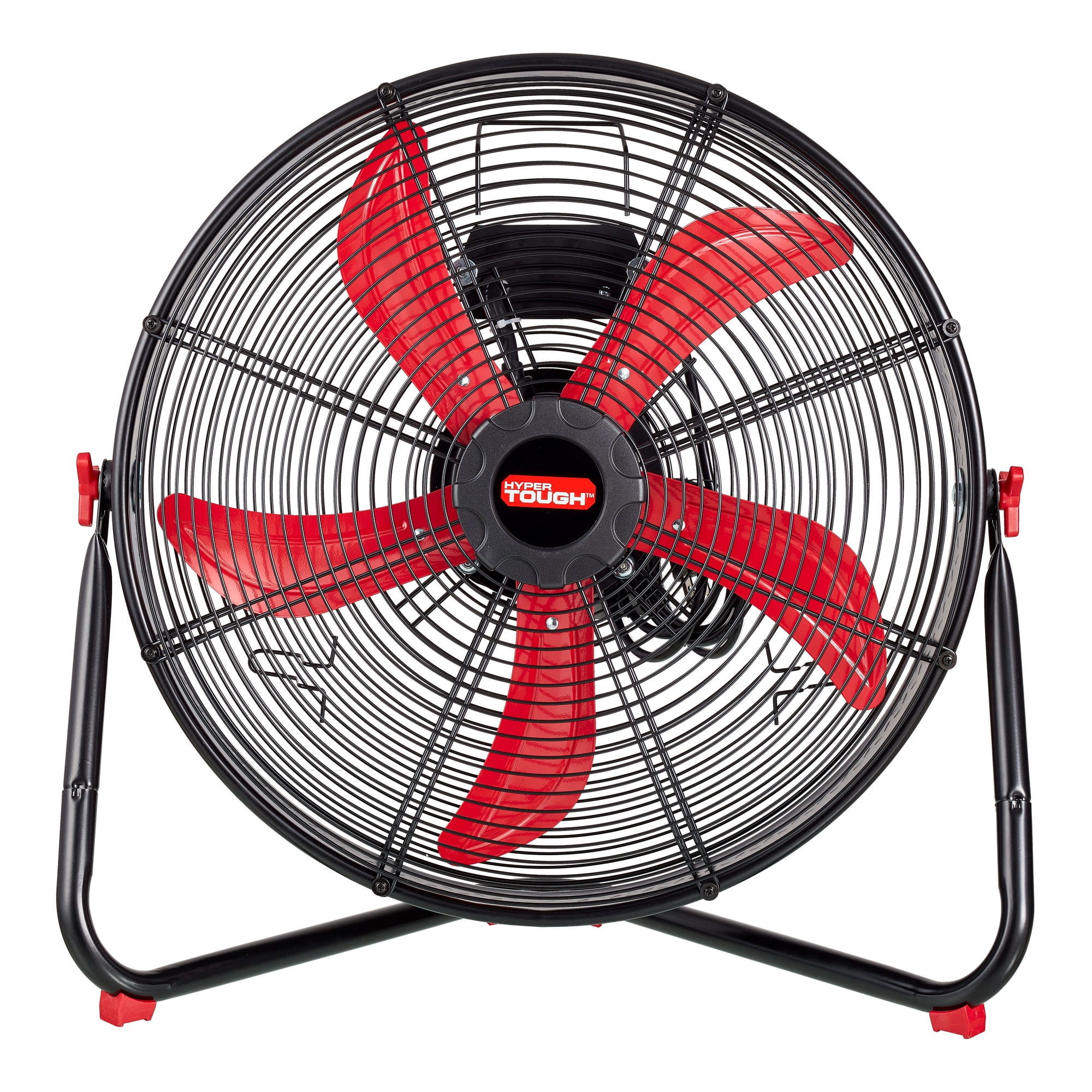 Hyper Tough 1 HP 3-Speed Utility Fan, Air Mover, Floor Carpet Dryer with  25Ft Powercord, Black