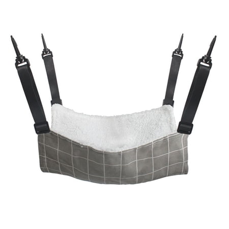 1 pcs Hanging Type for Small Pets Comfortable Cat Swing Cat Supplies Pet Hanging Basket Cat Hammock Cat Sleep bed S GREY GRID
