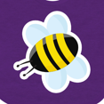thumbnail image 4 of Inktastic Bumble Bee Boys or Girls Baby Bib, 4 of 4