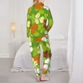 thumbnail image 6 of Wukai St. Patrick's Day3 Print Women's Pajama Set - Soft Long Sleeve Sleepwear for Comfort and Style-Medium, 6 of 9