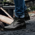 thumbnail image 4 of Mepaouo Men's Boots Casual Motorcycle Combat Ankle Dress Boots Waterproof Oxford Chukka Booties, 4 of 6