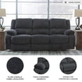 thumbnail image 3 of Signature Design by Ashley Draycoll Reclining Sofa in Slate, 3 of 11