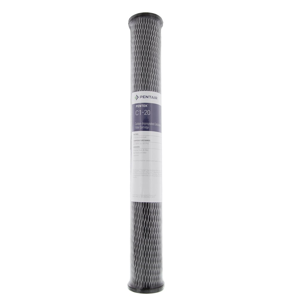 Pentek C120 CarbonImpregnated Cellulose Filter Cartridge, 20 inch x 2