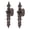 Brown, variant on Sungmor 2PCS Vintage Baroque Cast Iron Door Handles, Victorian Ornate Pull Handles, Heavy-Duty Decorative Metal Hardware for Gates, Front Doors, Cabinets and Home Decor - Vintage Black Gold Finish