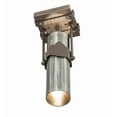 thumbnail image 5 of Meyda Tiffany 198083 Iron Mountain 8" Wide Semi-Flush Ceiling Fixture - Stainless Steel, 5 of 7