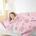 thumbnail image 5 of Homewish Cute Cartoon Floral Bedding Comforter Set,Girls Baseball Game Twin Comforter Sets,Sport Theme Bedding Set For Kids,Microfiber Bedroom Decor Reversible,2 Pieces, 5 of 9