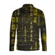 thumbnail image 3 of Hombres Sudaderas de Suéter Solapa Rayas Cremallera de Manga Corta Superior, Deportes Casual para el Uso Al Aire Libre, 3 of 5