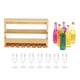 thumbnail image 4 of 14 piezas 1:12 estante de vino con botellas y copa de vidrio juego de simulación suministros de paisaje muebles de micropaisaje juguetes para cocina, 4 of 9