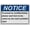 Warning Sign 3, variant on Weatherproof Horizontal ANSI Phone Rules Sign (Use of mobile phones prohibited in this area) - 8"x12" UV Resistant Indoor Outdoor Workplace Industrial Caution Danger Warning Sign