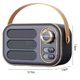 thumbnail image 2 of Altavoz Bluetooth retro, altavoces Bluetooth inalámbricos portátiles vintage, 2 of 6