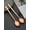 2PCS, variant on Wollet 99.9% Pure Copper Spoon,Long Handle Soup Spoon, Serving Spoon, Thick Korean Round Spoon,Dinner Spoon