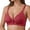 Red, variant on XFeng Women Floral Lace Underwire Bra, V Neck Adjustable Wide Straps Comfort Support Bra