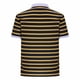 thumbnail image 5 of Mens Manga Corta Botón Abajo Camisas Patchwork Fallow Patrón Cuello Redondo Deportes Top para Diario, 5 of 6