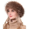 thumbnail image 2 of Serre-Tête en Fausse Fourrure pour Femmes, Cache-Oreilles d'Hiver (Caméo avec Embouts), 2 of 5