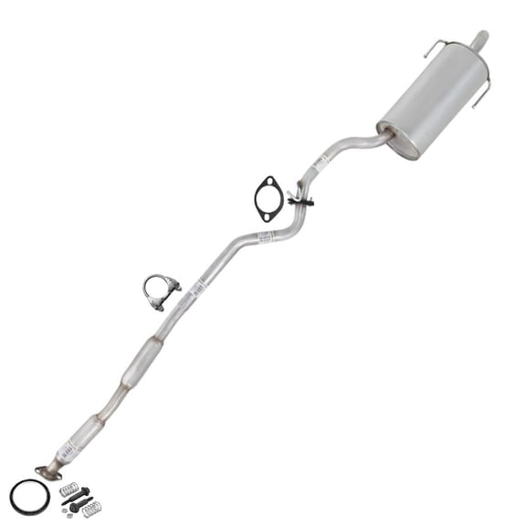Northeastern Exhaust Resonator and Muffler Fits 2000 & 2004 Subaru Outback 2.5L - Direct Fit | Stainless Steel System Kit