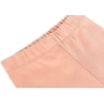 thumbnail image 2 of Lilax Girls' Basic Solid Cotton Full Length Soft Leggings Peach 5 Years, 2 of 5
