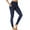 Navy Blue, variant on SEASUM Women's High Waist Yoga Leggings With Pockets Workout Athletic Pants Running Tights Navy Blue L
