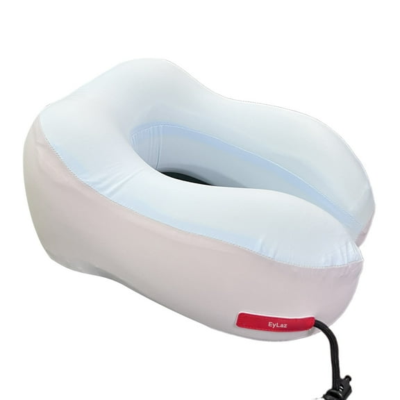 EyLaz Travel pillows, Travel Neck Pillow for Airplane 100% Pure Memory Foam Travel Pillow for Flight Headrest Sleep