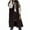Black, variant on Brnmxoke Long Puffer Vest Women Sleeveless Winter Warm Puffer Vests Lightweight Windproof Hooded Down Jacket,Women's Sleeveless Warm Outerwear Padded Gilet with Pockets