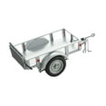 thumbnail image 3 of Remolque de orugas RC, accesorios de repuesto, bricolaje, modificado, actualización, desmontable con enganche, remolque de viaje para RC 1/12 1/18 B Plata, 3 of 7