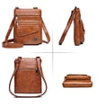 thumbnail image 5 of PULLIMORE Small Crossbody Bags for Women Lightweight Vintage Soft PU Leather Cell Phone Purse Wallet Shoulder Bag Handbags, Brown, 5 of 9