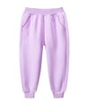 thumbnail image 2 of Xdegoge Baby Fleece Lined Jogger Pants, Soft and Warm Toddlers' Sweatpants with Elastic Cuffs, 2 of 4
