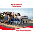 thumbnail image 2 of Diet Coke 24 Can Cooler Backpack and Folding Chair with Built-In Bluetooth Speakers, 2 of 5