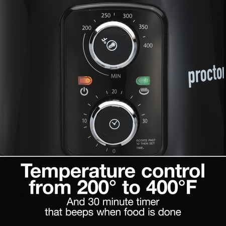 Proctor Silex - 3.7 Quart Air Fryer - BLACK