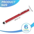 thumbnail image 2 of Uxcell Stylus Pens for Touch Screens, High Precision Universal Bling Stylus Crystal Metal Capacitive Pens Red, 2 of 7