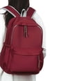 thumbnail image 2 of FUZHIQ School Bag Solid Color Multi Pocket Padded Shoulder Straps Durable Bookbag for Elementary Middle Back to School,, 2 of 4