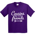 thumbnail image 3 of Inktastic Cousins Make the Best Friends with Arrow Youth T-Shirt, 3 of 5