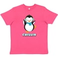thumbnail image 3 of Inktastic Chillin Penguin Youth T-Shirt, 3 of 5