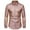 Khaki, variant on JURANMO Ofertas de Hoy en Liquidación Men's Paisley Jacquard Dress Shirt Slim Fit Button Up Long Sleeve Blouse Solid Casual Lapel Party Prom Formal Shirts White L