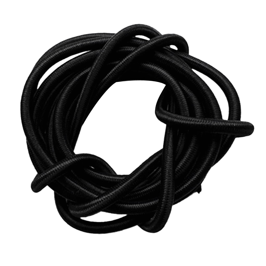 BUNGEE CORD black 6mm x 10m shock chord elastic rope 6 
