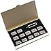 thumbnail image 3 of Aluminum Universal Waterproof Slim Mini SIM Slots Storage Case with 12 Nano SIM Card & 1 Cell Phone Eject Pin Slots (Gold), 3 of 4