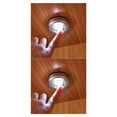 thumbnail image 4 of Bewildely 3 LED Battery Powered Wireless Lightweight Flexibility Stick Closet Installation Night Lamp Light Quick High for Wardrobe 1 pieza 2piezas, 4 of 6