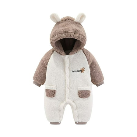 

Baby Clothes Preemie Onesies for Baby Girl Baby Boy Items Crawl suit Onesie Baby Coffee 73