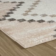 thumbnail image 3 of Rug Branch Cadence Abstract Indoor Area Rug, Beige Brown, Boho - Living Room, Bedroom, Dining Room, and Kitchen, 3 of 5