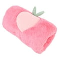 thumbnail image 2 of MasteelfCA Rabbit Fur Peach Pattern Hand Muffs Winter Plush Hand Warmer for Women Girls, 2 of 7